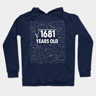 41 years old 41th birthday Gift Square Root of 1681 Hoodie